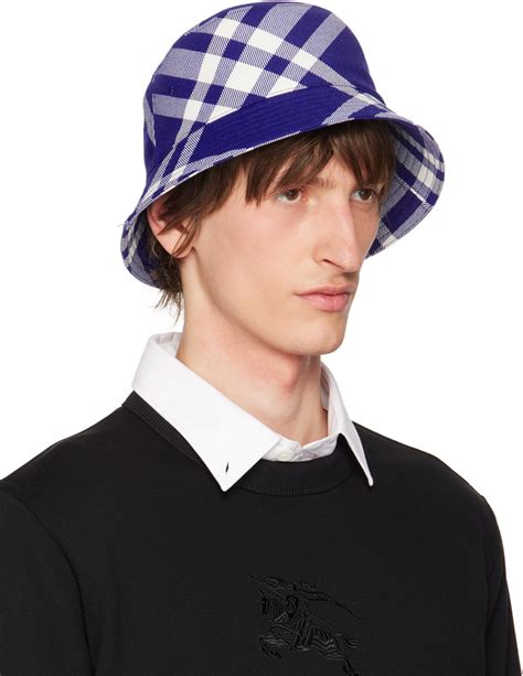 burberry navy blue bucket hat|burberry bucket hat on sale.